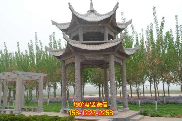 涼亭景區雕塑,豐富環境美感 涼亭景區雕塑,豐富環境美感