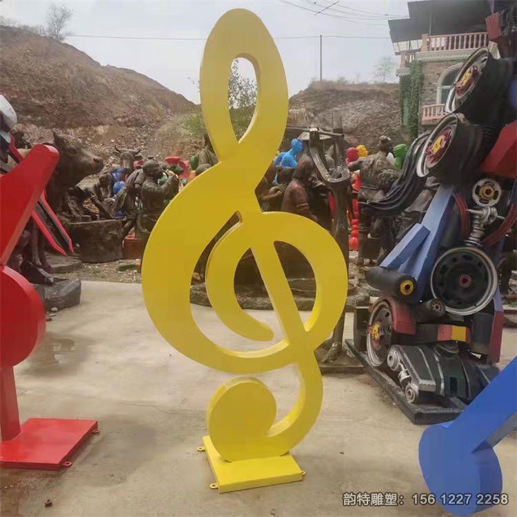 不銹鋼音符主題雕塑,立體文字音符雕塑定做 不銹鋼音符主題雕塑,立體文字音符雕塑定做